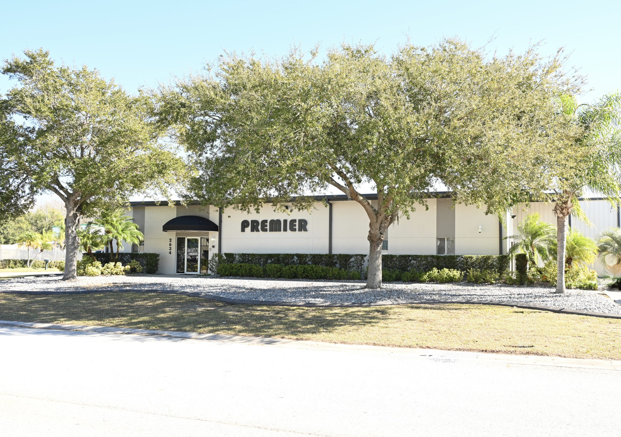 Premier Security Services headquarters building and technical secure asset depot facility in Odessa Florida